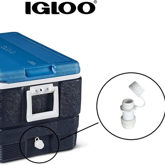 Igloo Cooler Threaded Drain Plug Replacement Part Parts Kit Cap Plugs # 24011 - Picture 4 of 12